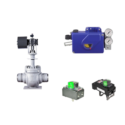 Akıllı Orijinal Foxboro SRI990 Valve Positioner ve Rotork Limit Switch ile Çinli Pnömatik Kontrol Valfi