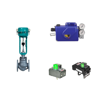 Akıllı Orijinal Foxboro SRI990 Valve Positioner ve Rotork Limit Switch ile Çinli Pnömatik Kontrol Valfi