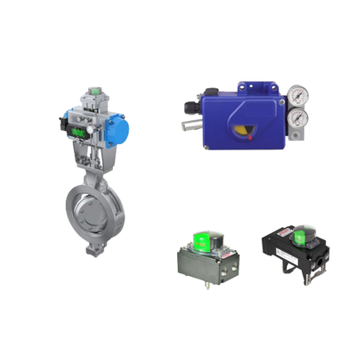 Akıllı Orijinal Foxboro SRI990 Valve Positioner ve Rotork Limit Switch ile Çinli Pnömatik Kontrol Valfi