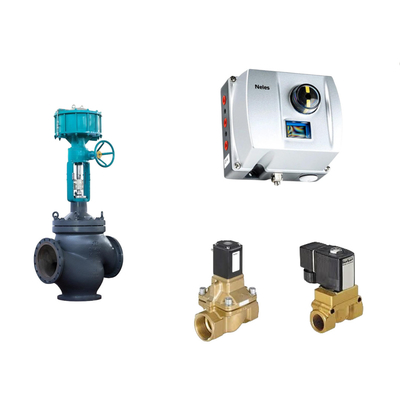 Neles ND9000 Akıllı Valf Konumlandırıcısı ve Burkert Solenoid Valfi ile Çinli Pnömatik Kontrol Valfi
