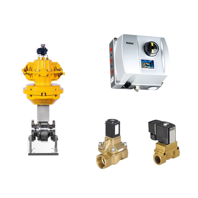 Neles ND9000 Akıllı Valf Konumlandırıcısı ve Burkert Solenoid Valfi ile Çinli Pnömatik Kontrol Valfi