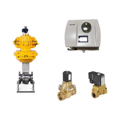 Akıllı Orijinal Neles ND7000 Valve Positioner ve Burkert Solenoid Valve ile Çinli Pnömatik Kontrol Valfi