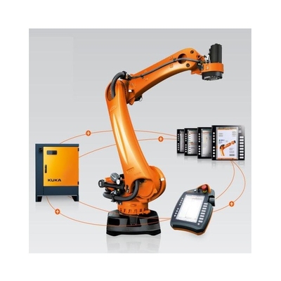 KUKA KR 180 R3200 PA 5 Eksenli Robotik Kol, Paketleme Makinesi için Palletleme Robotu Olarak 180KG Faydalı Yükle