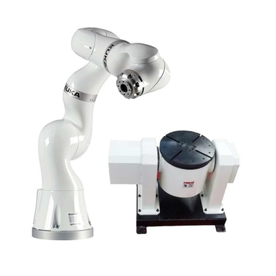 7 Eksenli Robotik Kol Kuka LBR Iiwa 14 R820 CR CNGBS kaynak Robotu için kaynak konumlandırıcı ile
