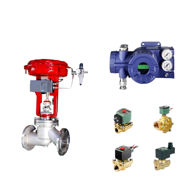 Akıllı Orijinal Foxboro SRD960 Valve Positioner ve Asco Solenoid Valve ile Çin Pnömatik Kontrol Valfi
