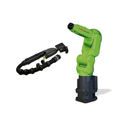 Cnc Robotik Kol 6 Eksenli Fanuc CR-4iA CNGBS Robotu Giyim Paketiyle İşbirliği Robotu kaynak için