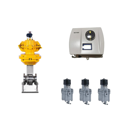 Akıllı Orijinal Neles ND7000 Valve Positioner ve EMERSON limit anahtarı ile Çin pnevmatik kontrol valfi