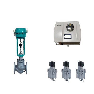 Akıllı Orijinal Neles ND7000 Valve Positioner ve EMERSON limit anahtarı ile Çin pnevmatik kontrol valfi