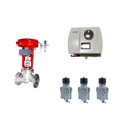Akıllı Orijinal Neles ND7000 Valve Positioner ve EMERSON limit anahtarı ile Çin pnevmatik kontrol valfi