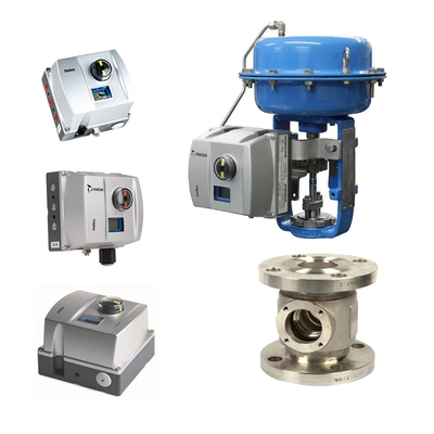 Neles Mesto Valve Positioner ND9000 serisi ND9106HX8T, ND9103HX8T ve pnematik aktüatör ile Çinli Kontrol Valfi