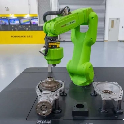 6 Eksenli Fanuc CRX-5iA Cobot Robot Kolu, İşbirliği Robotu Olarak İşlem için CNGBS Robotu Giysileriyle