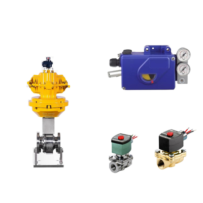 Akıllı Orijinal Foxboro SRI990 Valve Positioner ve ASCO Solenoid Valve ile Çinli Pnömatik Kontrol Valfi