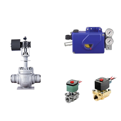 Akıllı Orijinal Foxboro SRI990 Valve Positioner ve ASCO Solenoid Valve ile Çinli Pnömatik Kontrol Valfi