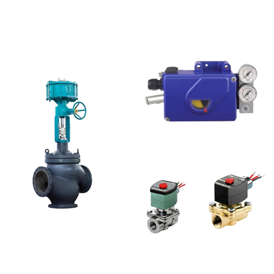 Akıllı Orijinal Foxboro SRI990 Valve Positioner ve ASCO Solenoid Valve ile Çinli Pnömatik Kontrol Valfi