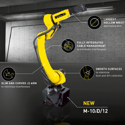 FANUC Robot M-10iD/12 Malzeme İşleme için 6 Eksenli Endüstriyel Robot