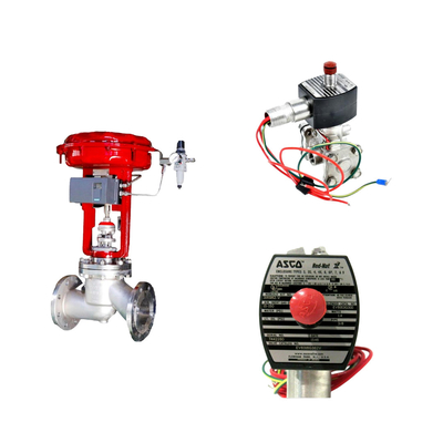 Masoneilan SVI2-21123121 Valve Positioner ve ASCO Solenoid Valve ile Çinli Pnömatik Kontrol Valfi