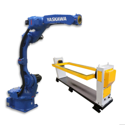 MOTOMAN GP12 OEM kaynak ekipmanları için CNGBS konumlandırıcı ile Yaskawa kaynak robot kolu