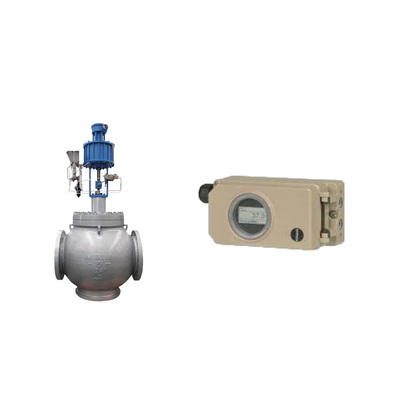 Samson 3730-3 konumlandırıcı ve Fisher 377 basınç algılayıcı ile pnevmatik kontrol valfleri ve limit swith