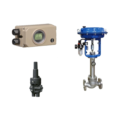 Samson 3730-3 Valve Positioner ve Fisher 377 Basınç Algılama Çıkış Valfları ile Çin pnevmatik kontrol valfi