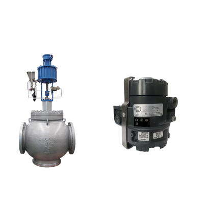 Masoneilan SVI2-AP Serisi Valve Positioner ve Fisher 846 Elektro Pnömatik Değiştiricisi ile Küre Valfi