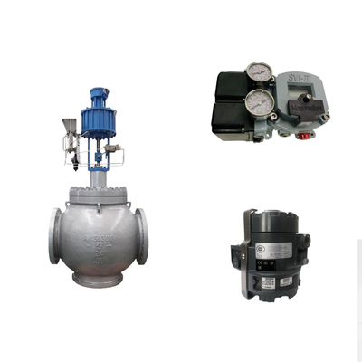 Masoneilan SVI2-AP Serisi Valve Positioner ve Fisher 846 Elektro Pnömatik Değiştiricisi ile Küre Valfi