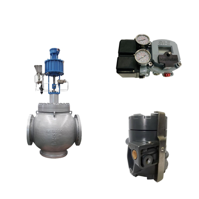 Masoneilan SVI2-AP Serisi Valve Positioner ve Fisher 846 Elektro Pnömatik Değiştiricisi ile Küre Valfi