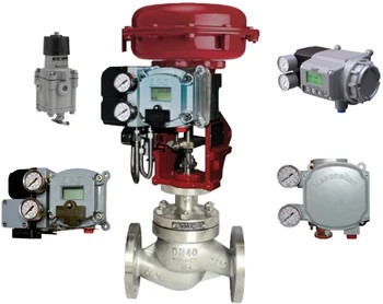 Masoneilan Positioner SVI2 ve BURKERT Solenoid Valves For Chinese Pneumatic Control Valve