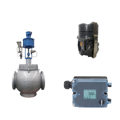 Samson 3725 Elektropneumatik Pozisyoner ve Fisher 846 Elektropneumatik Değiştiricisi ile Küre Valfı