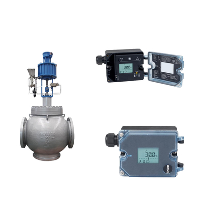 Samson 3725 Elektropneumatik Pozisyoner ve Fisher 846 Elektropneumatik Değiştiricisi ile Küre Valfı