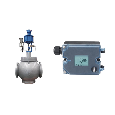 Samson 3725 Elektropneumatik Pozisyoner ve Fisher SR5 Basınç Düzenleyici Valfiyle Küre Valfi
