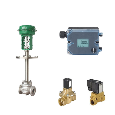 Samson 3725 Elektropneumatik Pozisyoner ve Burkert Tip 5404 Solenoid Valf Kontrol Valfi için Kullanılır