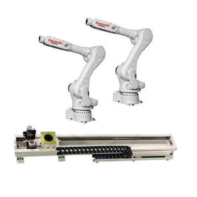 Endüstriyel Robotik Kol 6 Eksen Kawasaki RS050N Palet İşleme Robotu için CNGBS Rehber Demiryolu ile
