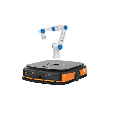 AGV Robotu Q7-1500D Slam / QR Kod Navigasyonu CNGBS Cobot Robotu ile Malzeme İşleme Robotu