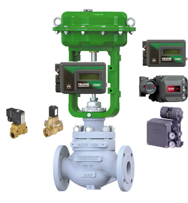 Genel Uygulamalar için Burkert Solenoid Valf ve DVC6200 DVC2000 pozisyonerli Pnömatik Kontrol Valfi