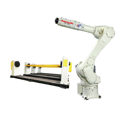Kawasaki RS010N 6 Eksenli Robotik Kol CNGBS kaynak Robotu için kaynak pozisyoner ile