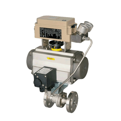 Samson 3730-3 Elektropneumatik Konumlandırıcıyla Çince Akış Kontrol Valfı