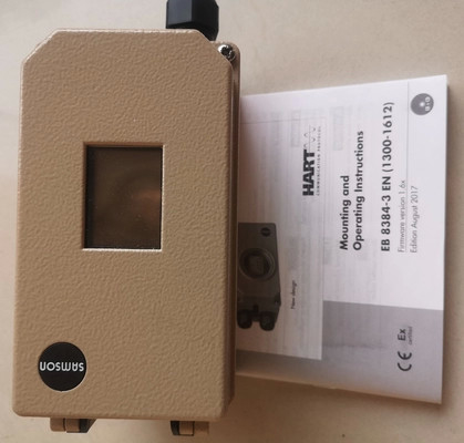 Samson 3730-3 Elektropneumatik Konumlandırıcıyla Çince Akış Kontrol Valfı