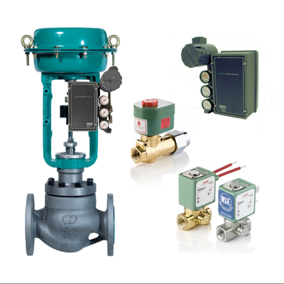 Fisher 3620J Elektro Pnömatik Valf Yerleştiricisi, Fisher Düzenleyicisi ve ASCO Solenoid Valfiyle