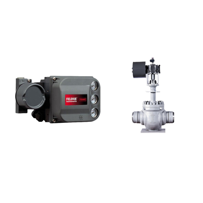 Çinli ünlü FISHER DVC6200 akıllı valf konumlandırıcı ve ASCO kırmızı şapka 1/4'solenoid ile kontrol valfi
