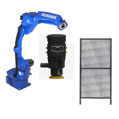 6 Eksenli Robotik Kol Yaskawa GP12 CNGBS Dökme Kafası ve Çitle CNC Dökme Robotlar için