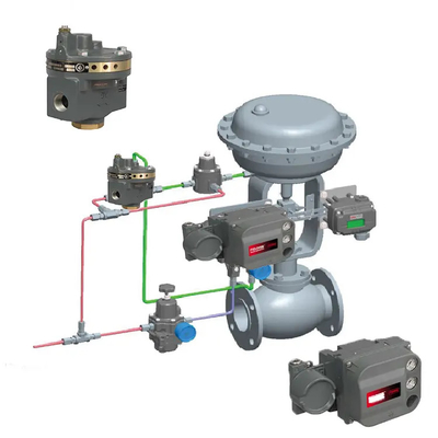 Basınç / Akış Kontrolü Kaydırma Fisher 1052/2052 Aktüatörü ve DVC6200 3610J Valf Yerleştiricisi