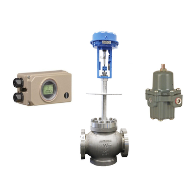 Çin Samson 3730-5 valf konumlandırıcı ve 3963 solenoid valfi ile büyük kalibre düzenleyicisi