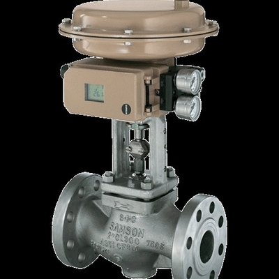 Samson 3241 kontrol valfi ve 3730-4 valf konumlandırıcı ile 3271-750 santimetre kare pnevmatik aktüatör