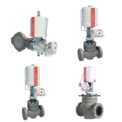 Flowserve Valtek VR Aktuatörü ve 3200MD Valve Positioner ile Basınç Düşükleyici ve Aşırı Isıtma İstasyonu