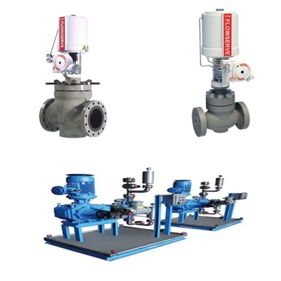 Flowserve Valtek VR Aktuatörü ve 3200MD Valve Positioner ile Basınç Düşükleyici ve Aşırı Isıtma İstasyonu