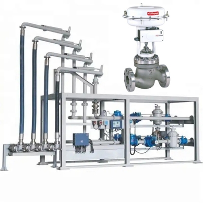 Basınç azaltma ve aşırı ısınma istasyonu Flowserve Valve Actuator ve Flowserve Valve Positioner 520md Logix ile
