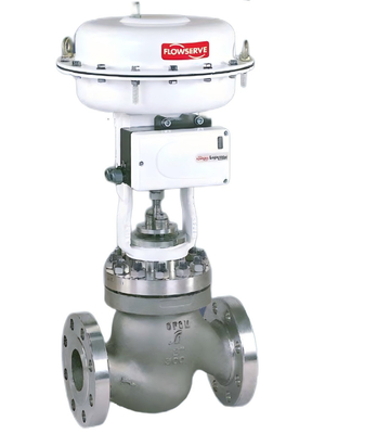 Basınç azaltma ve aşırı ısınma istasyonu Flowserve Valve Actuator ve Flowserve Valve Positioner 520md Logix ile