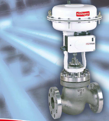 Basınç azaltma ve aşırı ısınma istasyonu Flowserve Valve Actuator ve Flowserve Valve Positioner 520md Logix ile