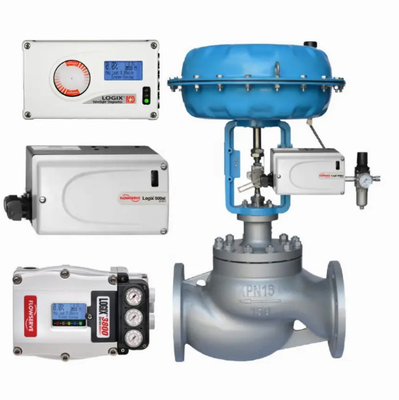 Flowserve Logix 3200MD 520MD PMV D20 Endüstriyel Dijital Valf Konumlandırıcıları ile Kontrol Valf Fabrikası
