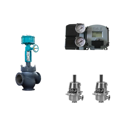 Paslanmaz Çelik Kontrol Valf Kullanımları Masoneilan SVI2-21123121 Valf Yerleştiricisi Ve Fisher SR5 Sağlık Düzenleyicisi